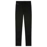 Flatshot of Diesel D-Finitive 69YP Tapered Fit Jeans in Black