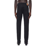 Rear view of Diesel D-Strukt 069YP Straight Fit Jeans in Black