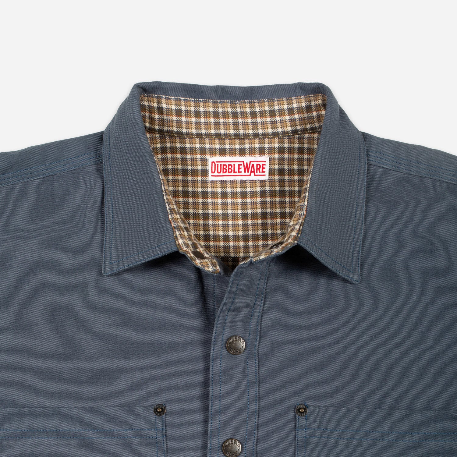 Dubbleware Lined Snap Canvas Overshirt