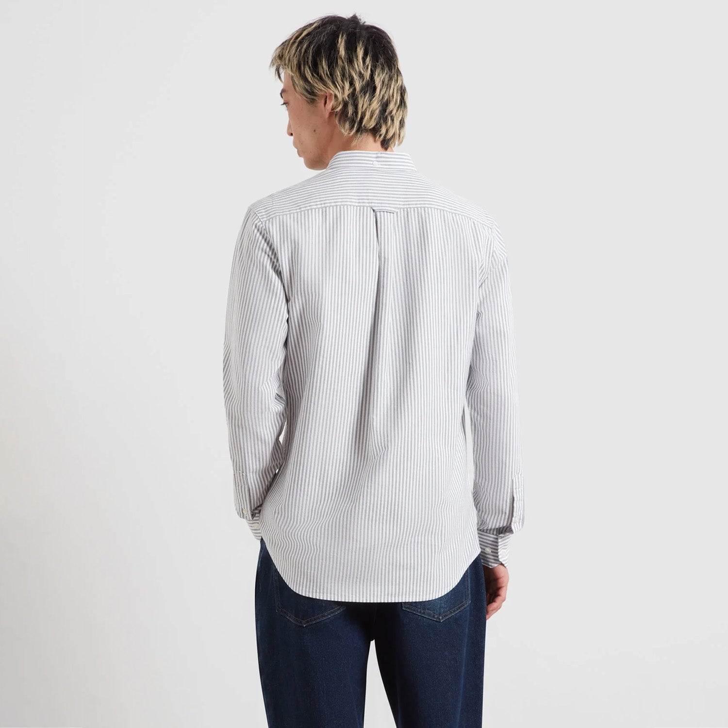 Farah Brewer Striped Oxford Shirt