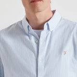 Farah Brewer Striped Oxford Shirt