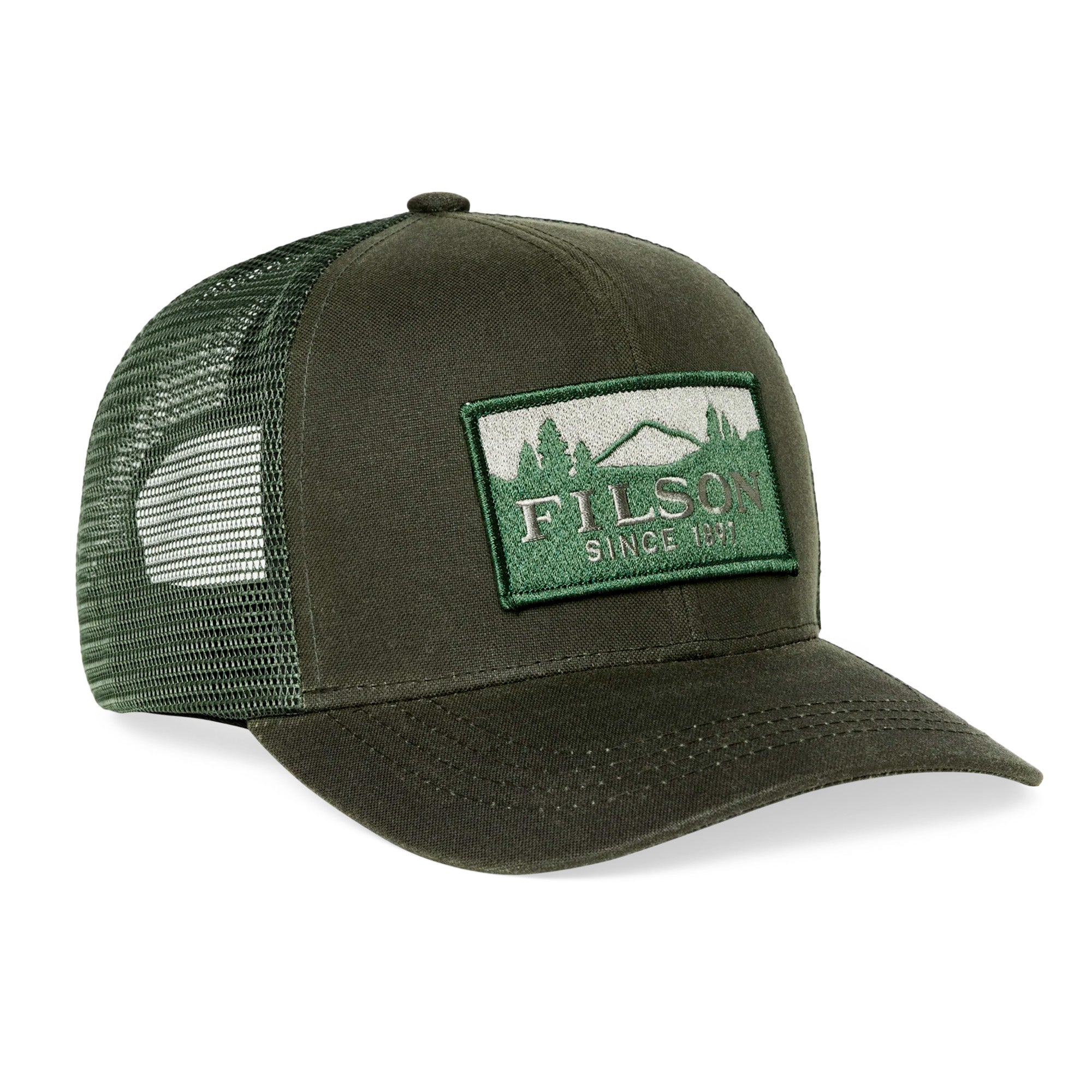 Filson Waxed Logger Mesh Cap