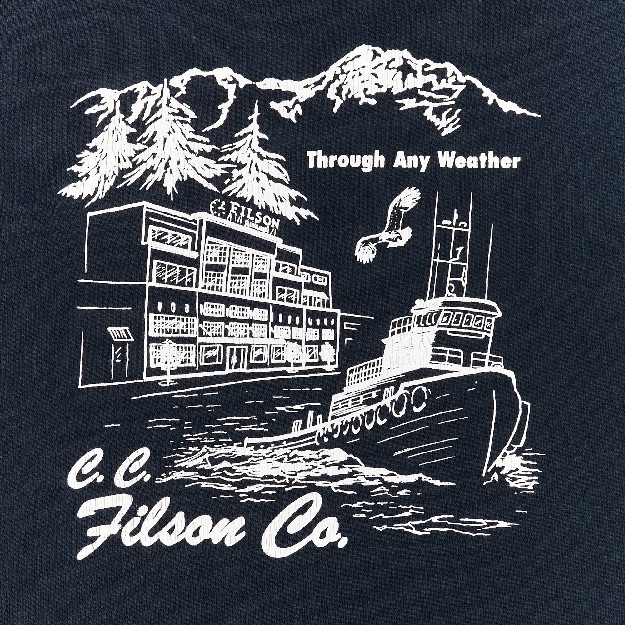 Filson Long Sleeve Frontier Graphic T-Shirt