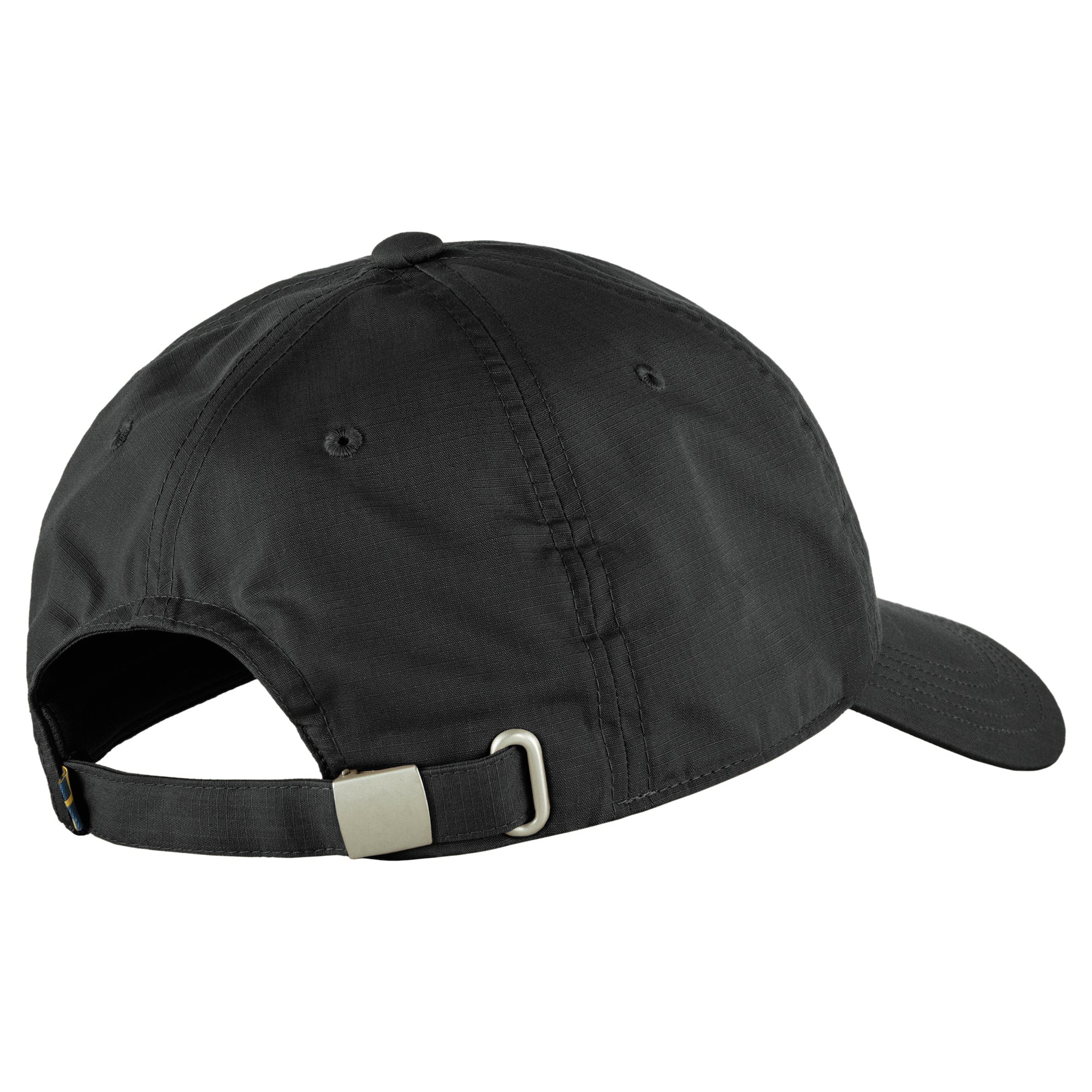 Rear view of Fjallraven Logo Cap for Men in Black