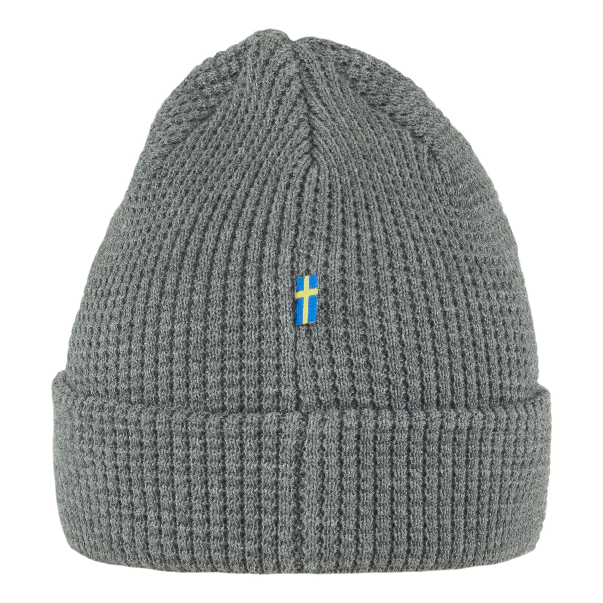 Rear view of Fjallraven Tab Beanie for Men in Grey