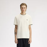 Fred Perry Trim Detail Crepe Piqué T-Shirt
