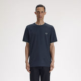 Fred Perry Trim Detail Crepe Piqué T-Shirt