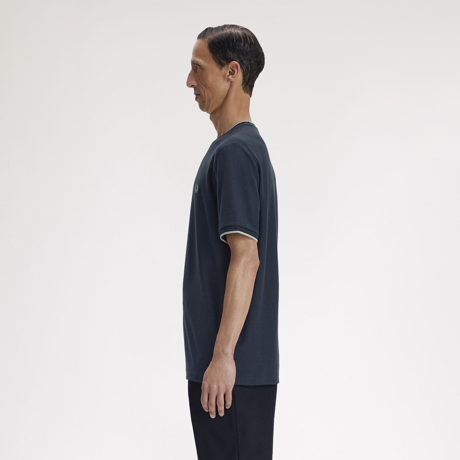 Fred Perry Trim Detail Crepe Piqué T-Shirt