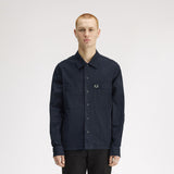 Fred Perry Seersucker Button Through Overshirt