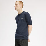 Fred Perry Cotton Knitted T-Shirt