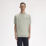 Fred Perry Cotton Knitted T-Shirt