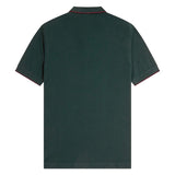 Fred Perry Crepe Pique Zip Neck Polo Shirt