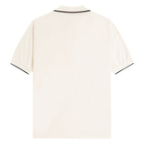 Fred Perry Crepe Pique Zip Neck Polo Shirt