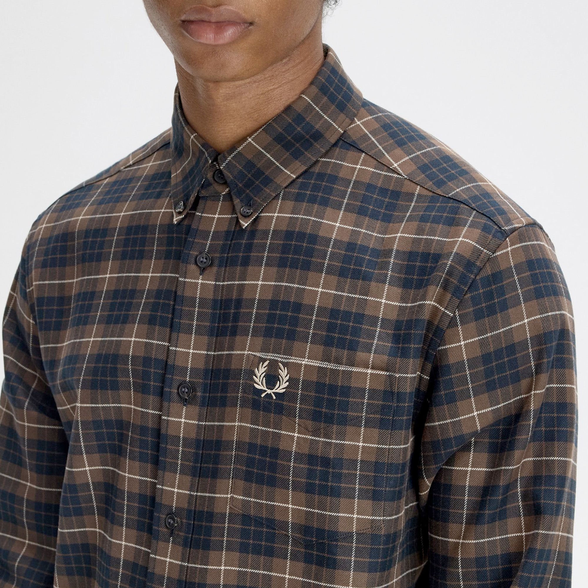 Fred Perry Brushed Twill Tartan Shirt