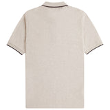 Fred Perry Crepe Pique Zip Neck Polo Shirt