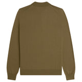 Fred Perry Knitted Merino Long Sleeve Polo Shirt