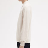 Fred Perry Knitted Merino Long Sleeve Polo Shirt