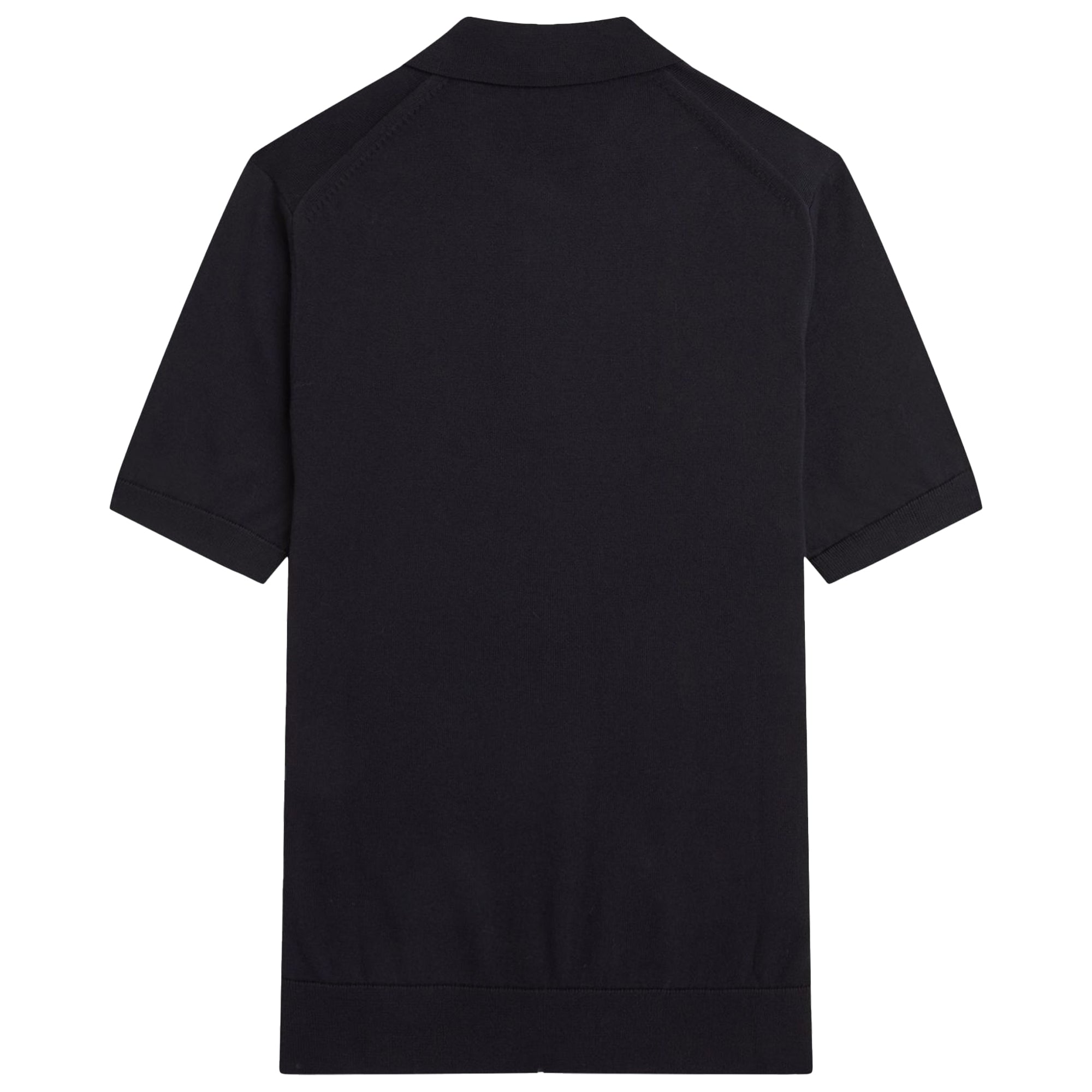 Fred Perry Cotton Knitted Polo Shirt