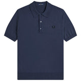 Fred Perry Cotton Knitted Polo Shirt