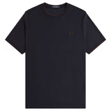 Fred Perry Trim Detail Crepe Piqué T-Shirt