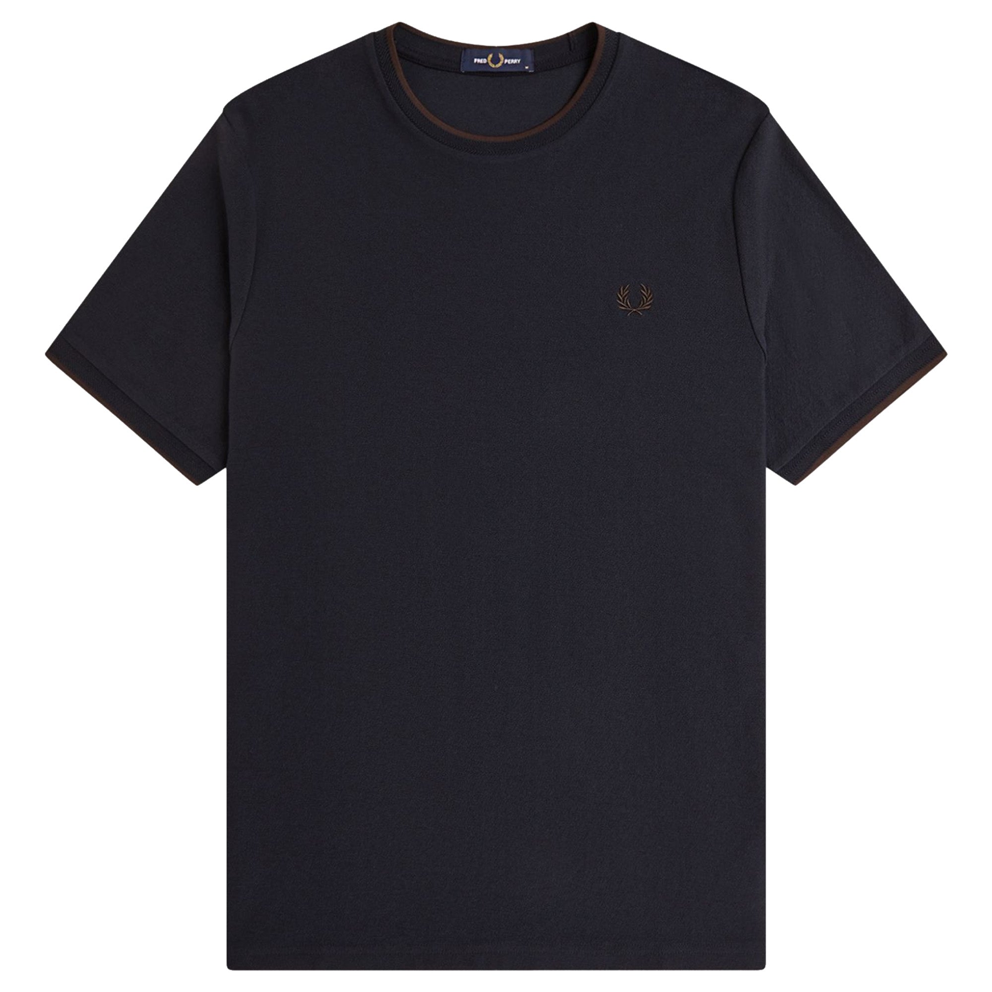 Fred Perry Trim Detail Crepe Piqué T-Shirt