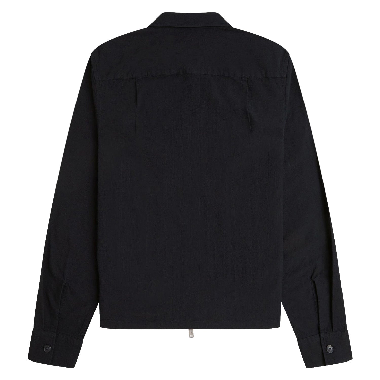 Fred Perry Seersucker Zip Through Overshirt