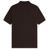 Fred Perry Ribbed Collar Crepe Pique Polo Shirt