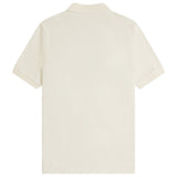 Fred Perry Ribbed Collar Crepe Pique Polo Shirt