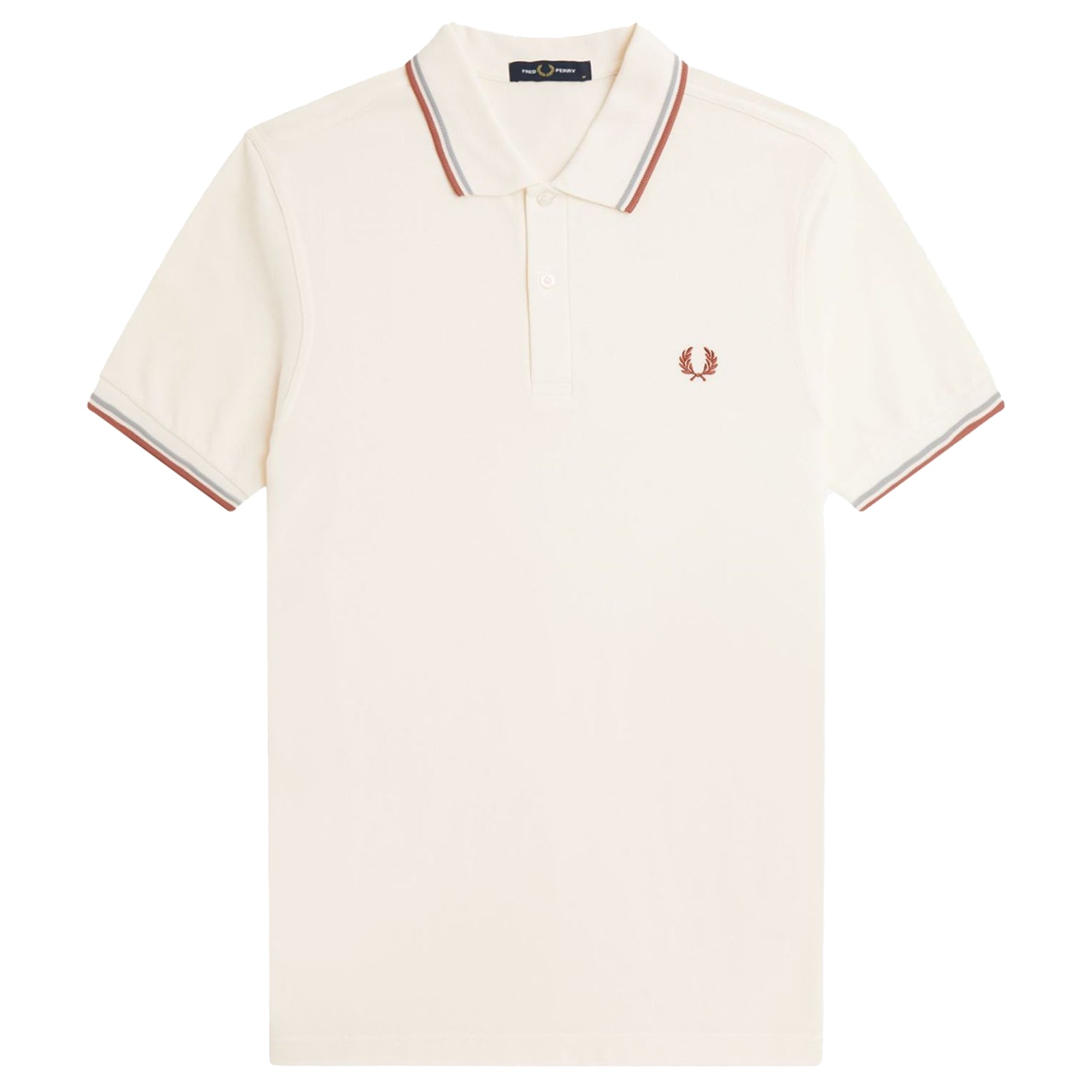 Front view of Fred Perry The Fred Perry Shirt for Men in Laurel Wreath Green/Night Green