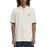 Fred Perry Crepe Pique Zip Neck Polo Shirt