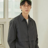 Kappy Design Nylon Shirt Jacket