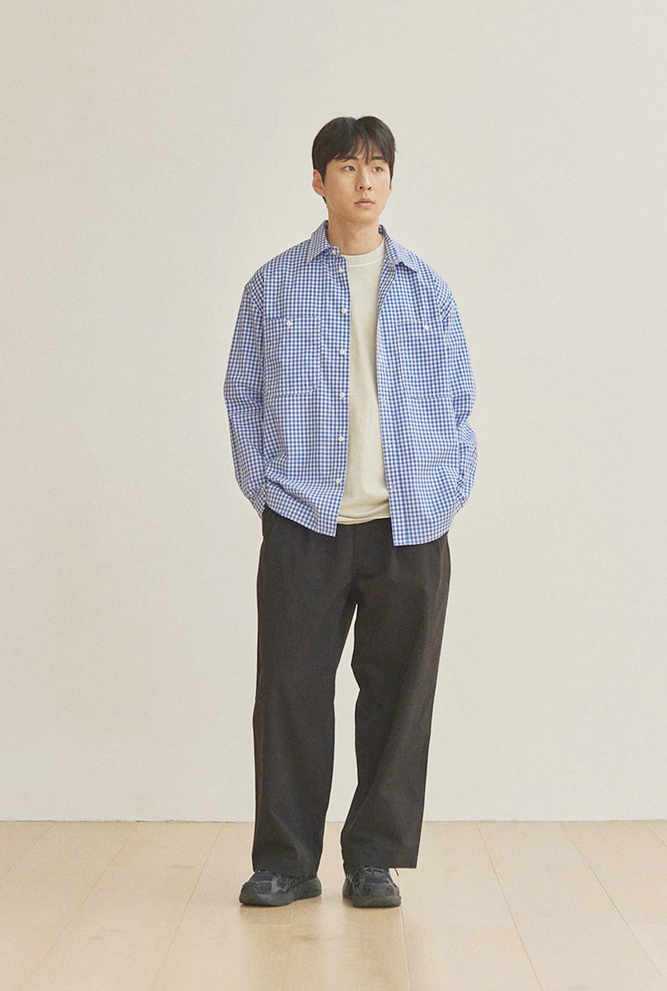 Kappy Design Two Tuck Wide Pants