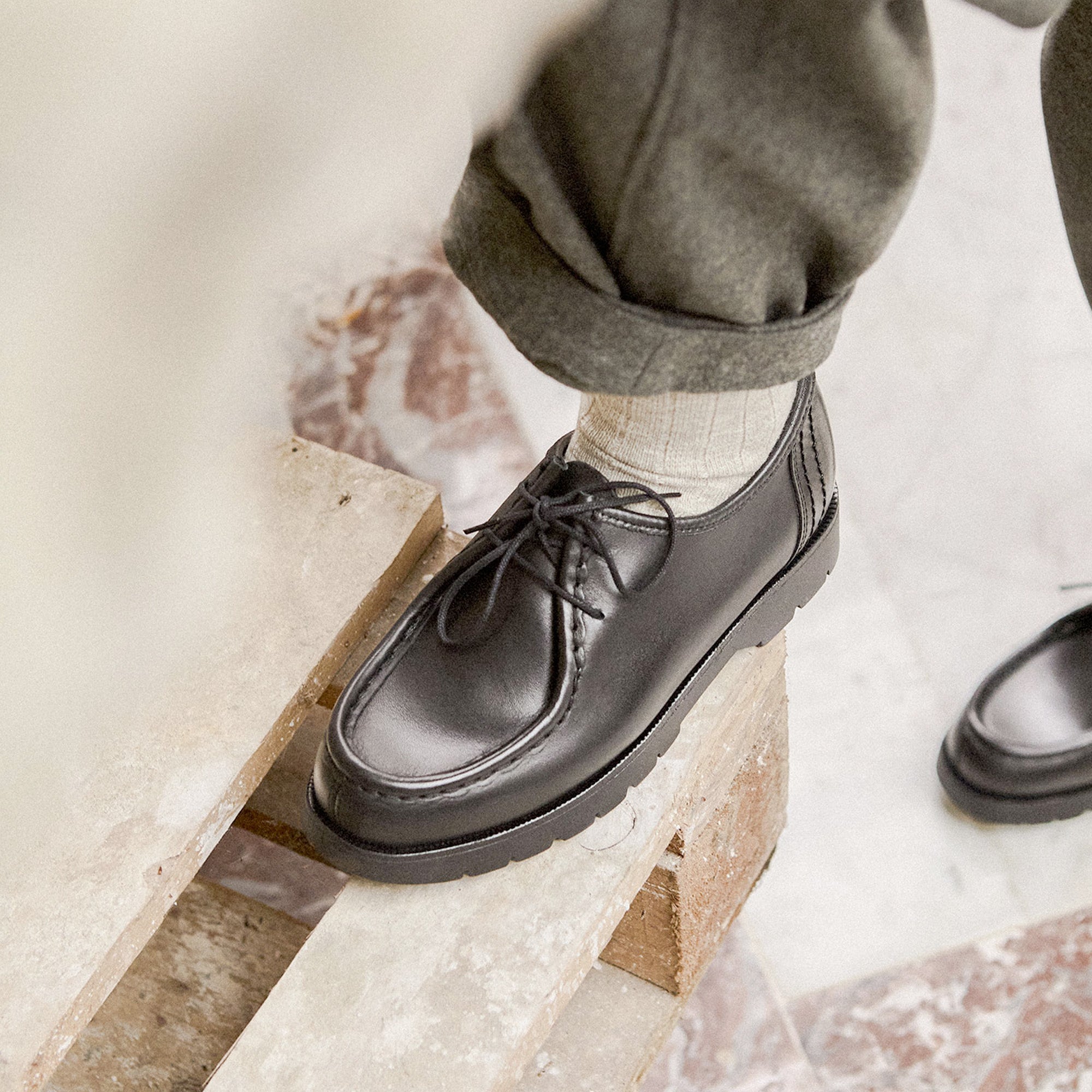 Kleman Padror Leather Tyrolean Shoes