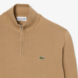 Lacoste AH1980 Quarter Zip Cotton Knit
