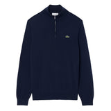 Lacoste AH1980 Quarter Zip Cotton Knit