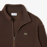 Lacoste BH8672 High Neck Sherpa Jacket