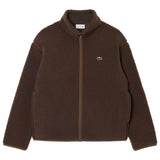 Lacoste BH8672 High Neck Sherpa Jacket