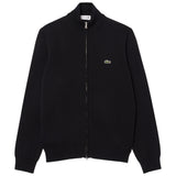 Lacoste AH1957 Full Zip High Neck Cotton Knit