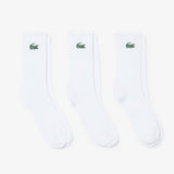 Lacoste 3-Pack Jacquard Crocodile Sport Socks