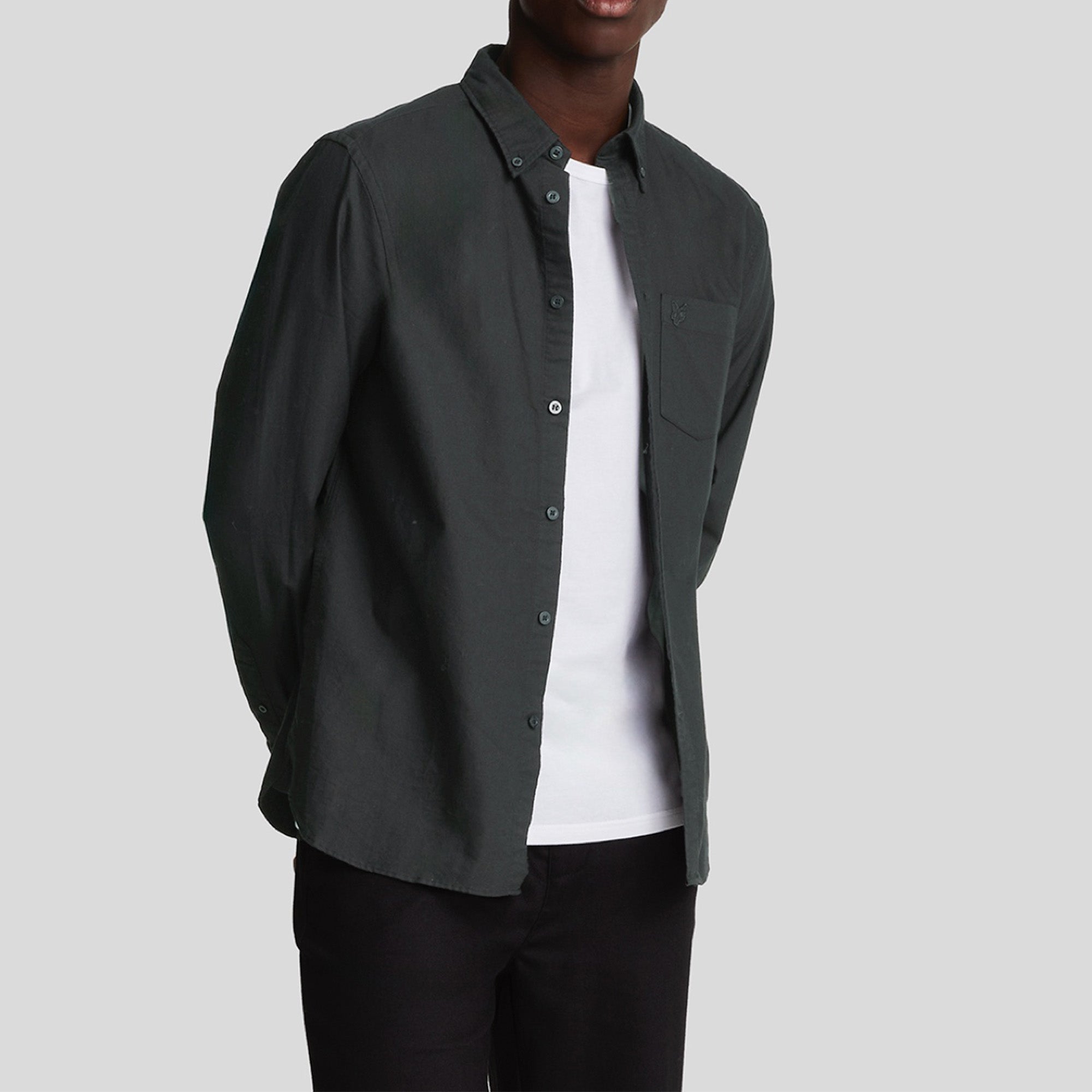 Lyle & Scott Tonal Plain Oxford Shirt