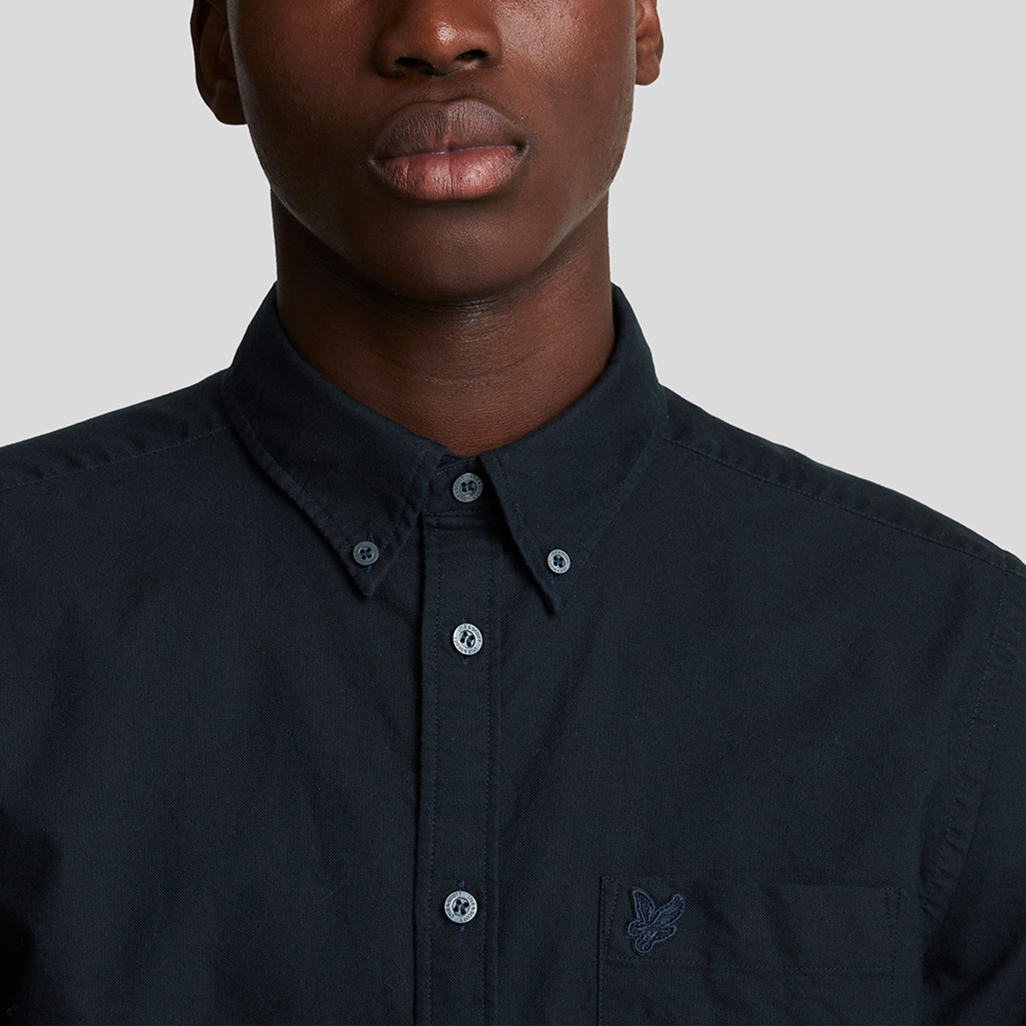 Lyle & Scott Tonal Plain Oxford Shirt