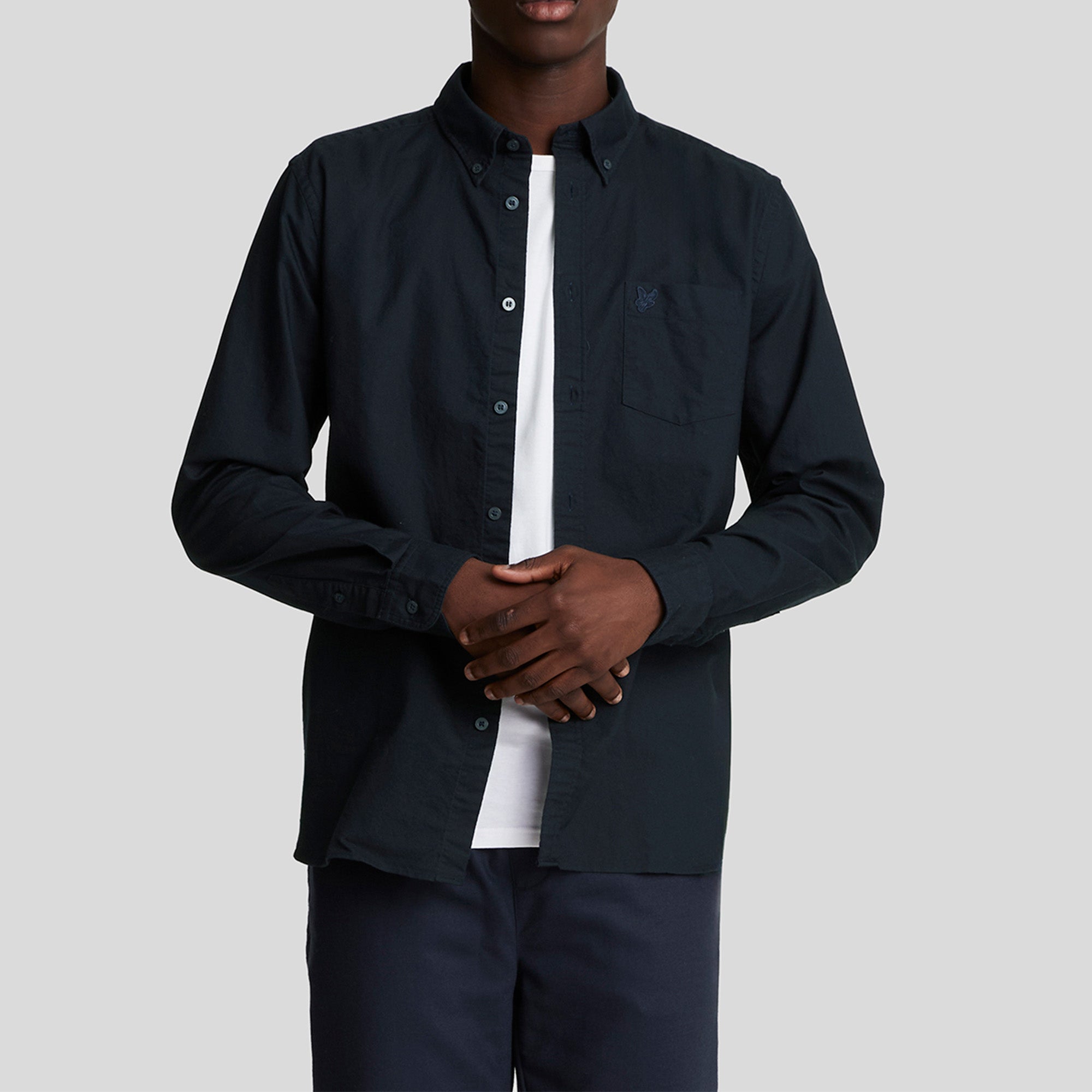 Lyle & Scott Tonal Plain Oxford Shirt