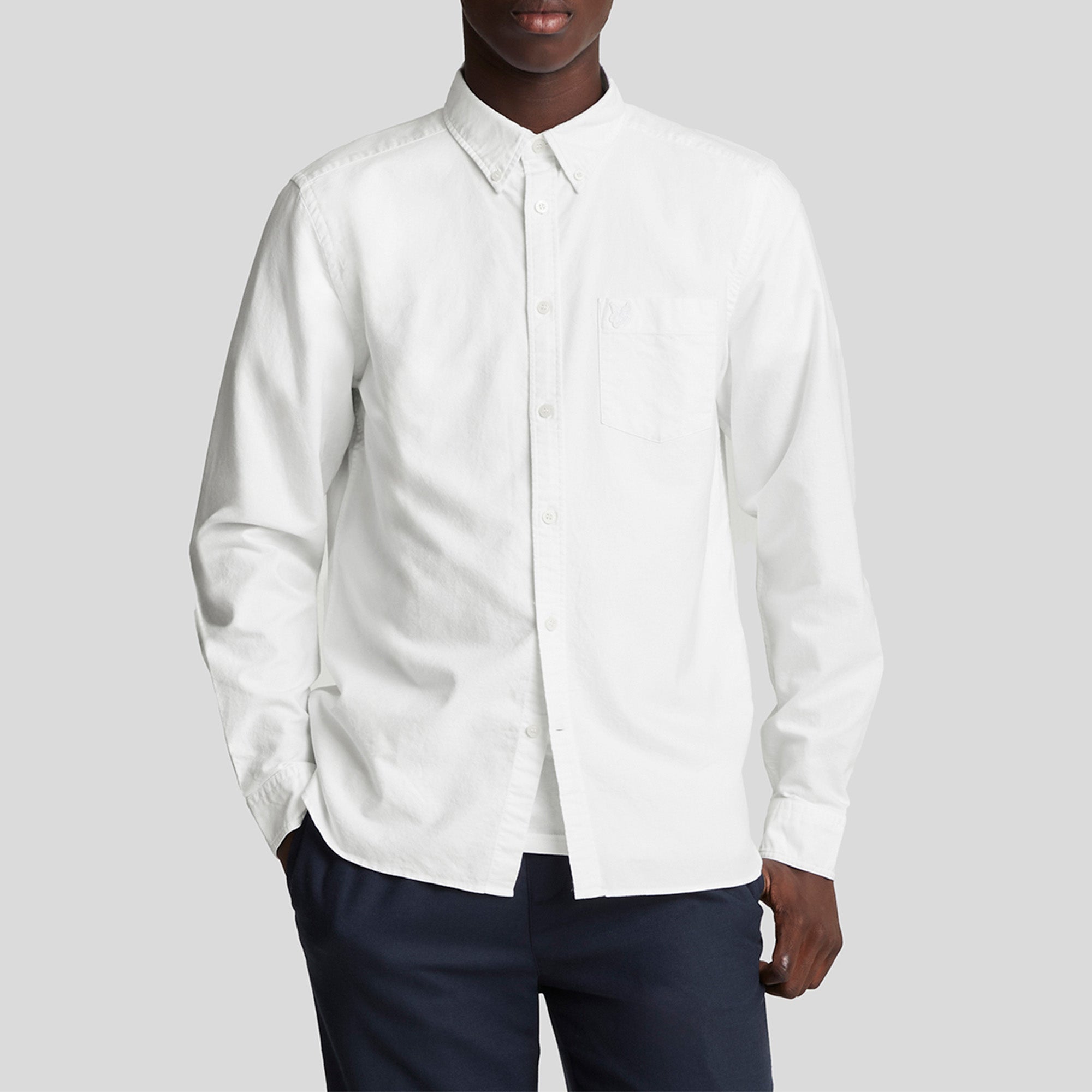 Lyle & Scott Tonal Plain Oxford Shirt