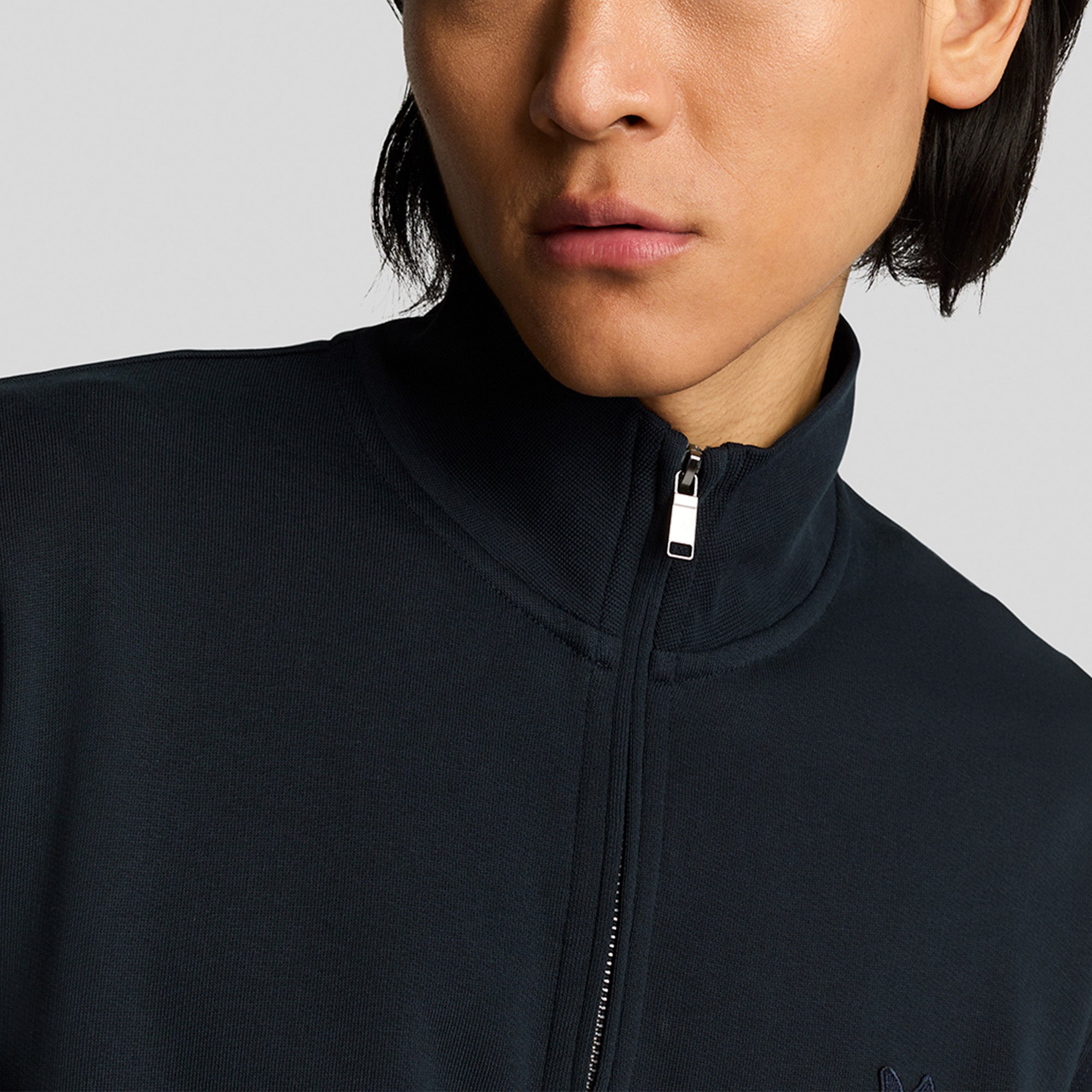 Lyle & Scott Tonal Superfine Quarter Zip Sweatshirt