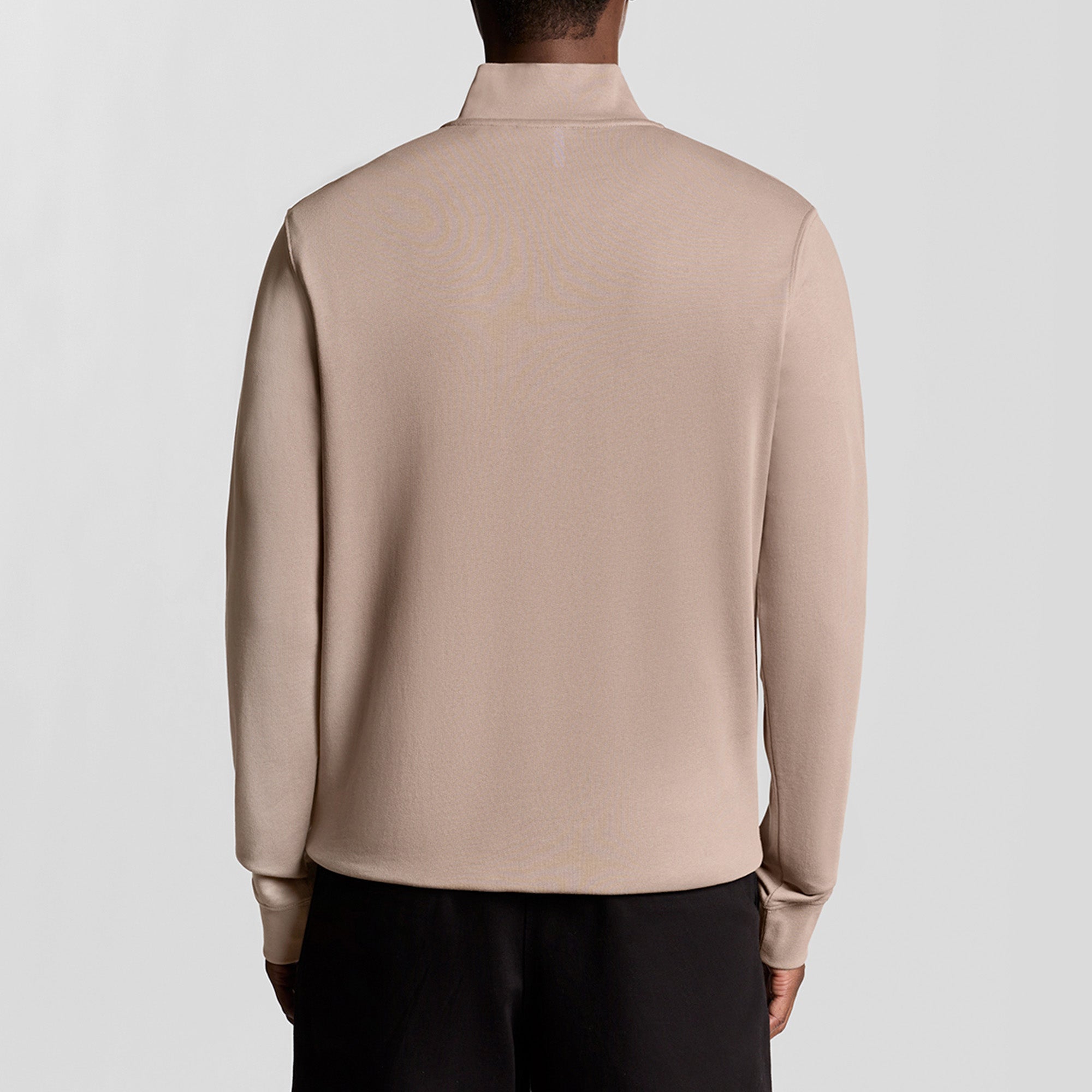 Lyle & Scott Tonal Superfine Quarter Zip Sweatshirt