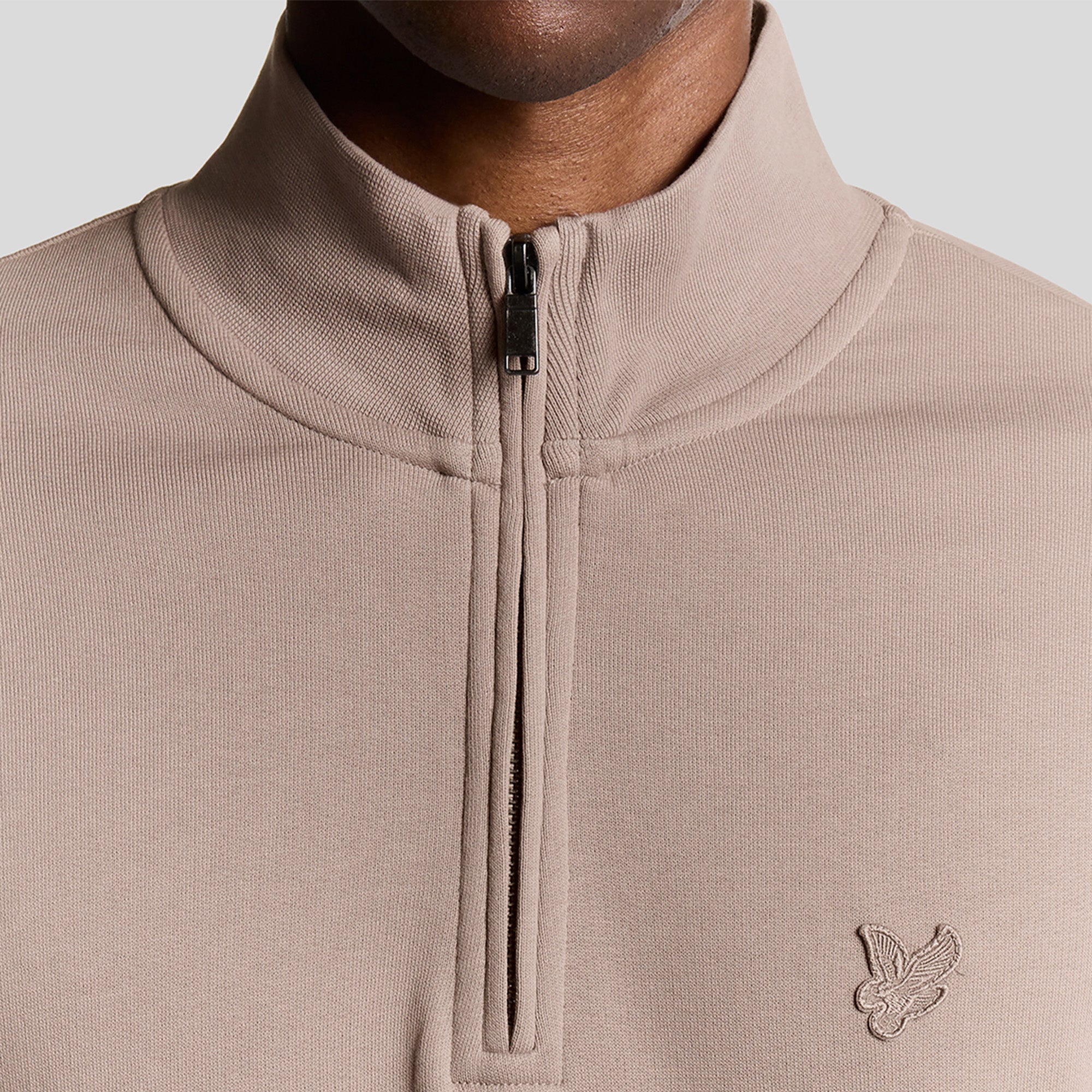 Lyle & Scott Tonal Superfine Quarter Zip Sweatshirt