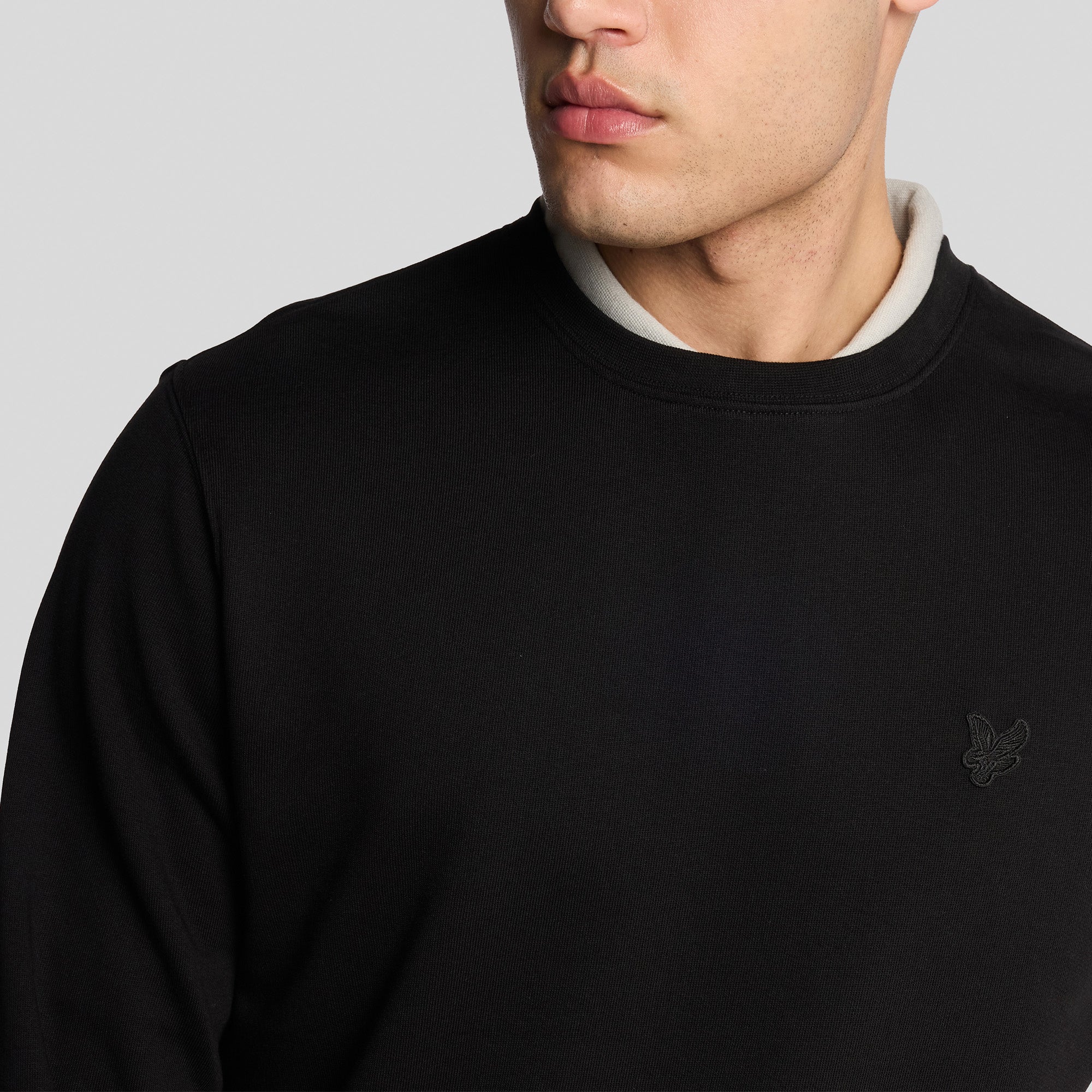 Lyle & Scott Tonal Superfine Crew Neck Sweat