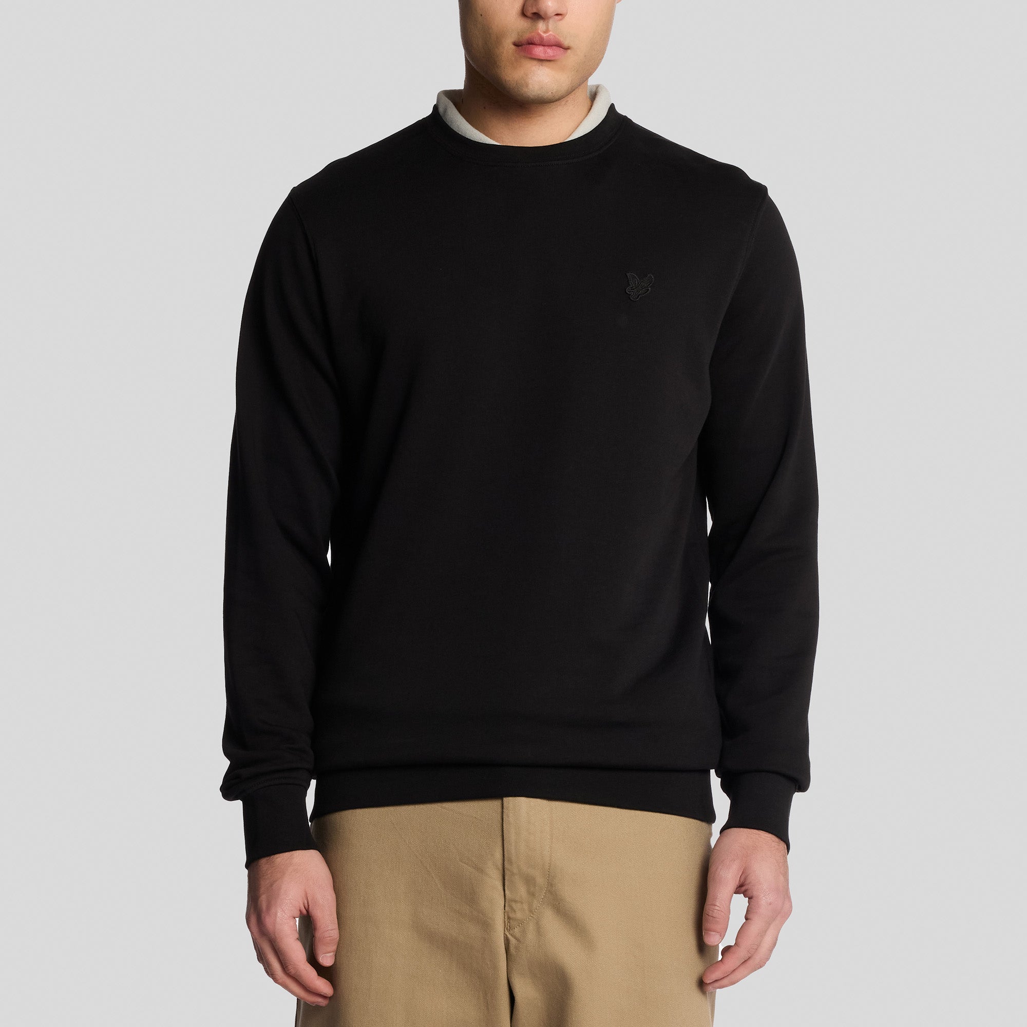 Lyle & Scott Tonal Superfine Crew Neck Sweat