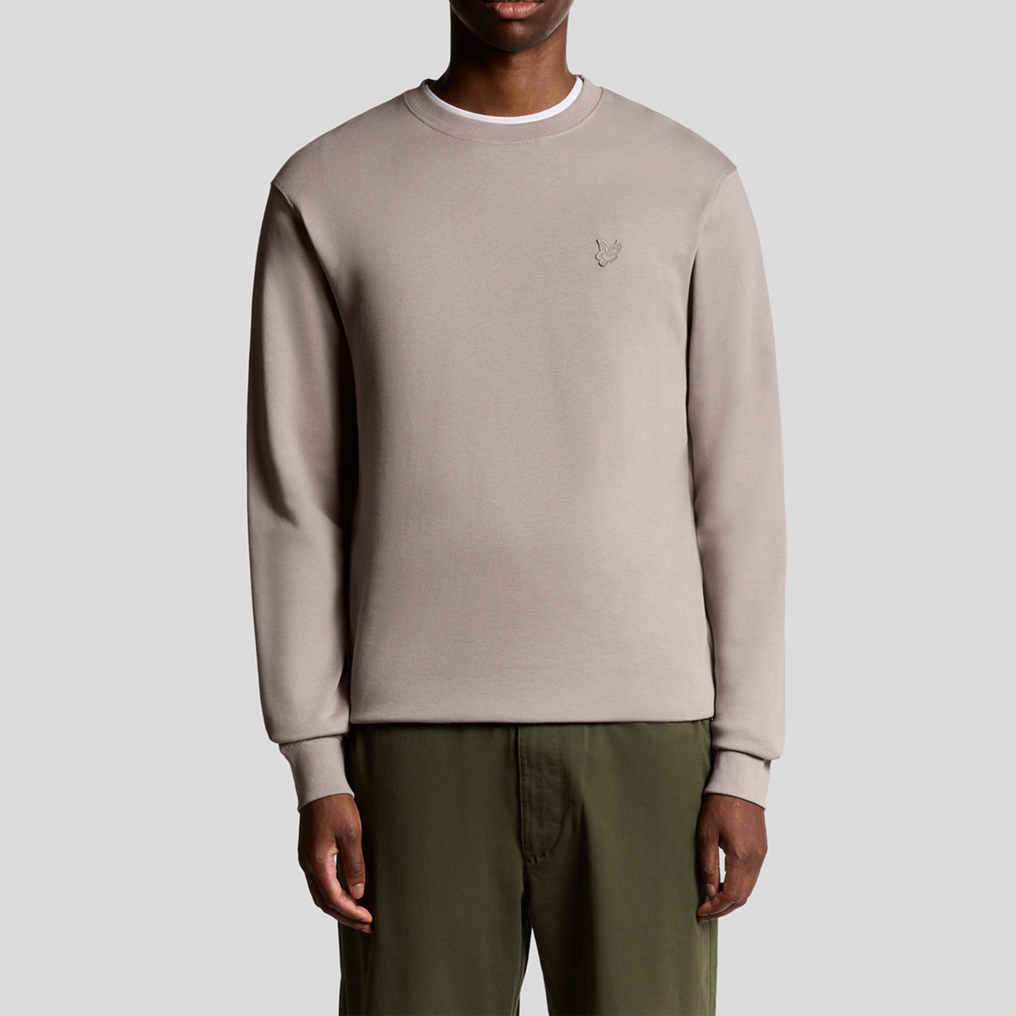 Lyle & Scott Tonal Superfine Crew Neck Sweat