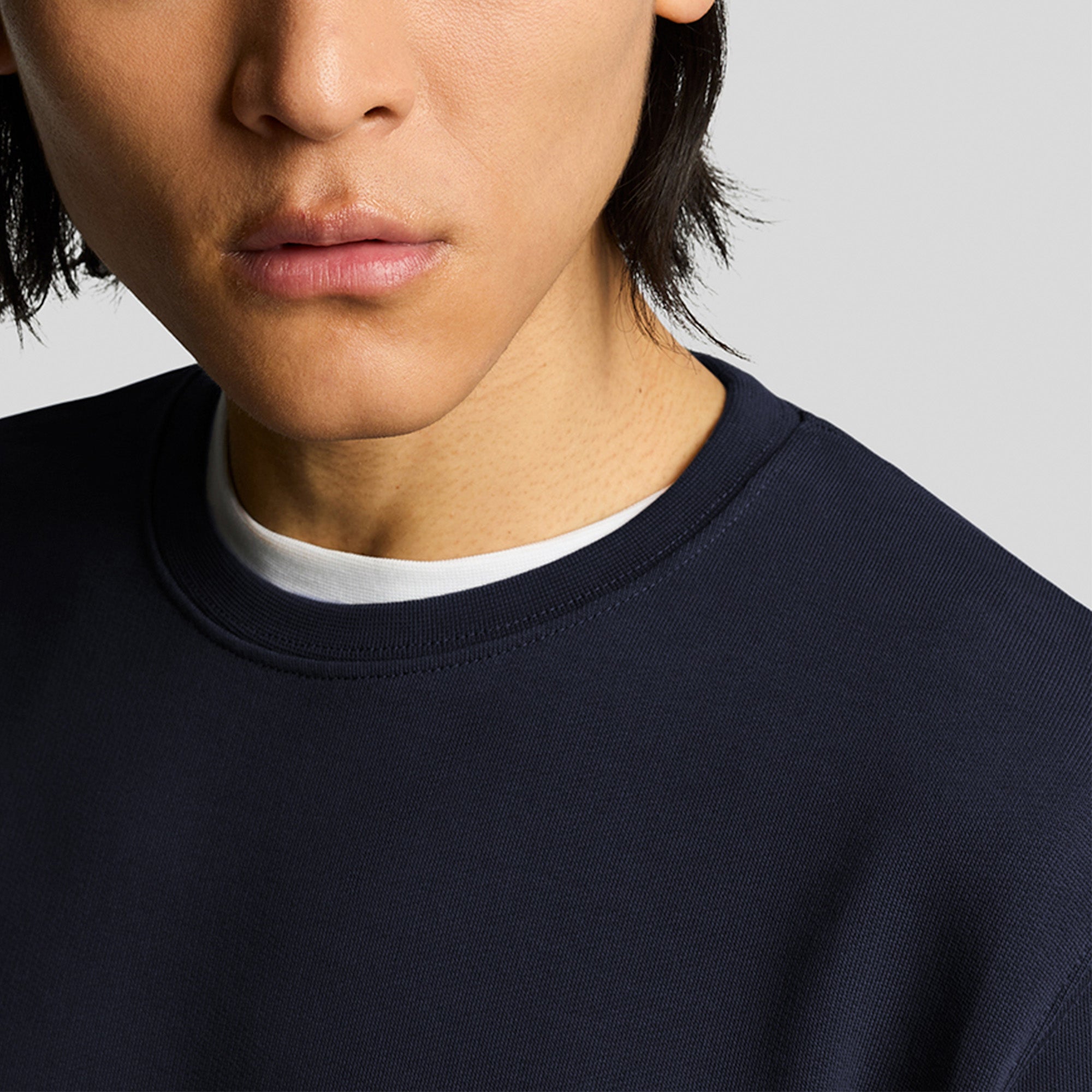 Lyle & Scott Tonal Superfine Crew Neck Sweat